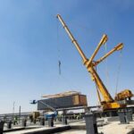 Jubail flagpole Installation